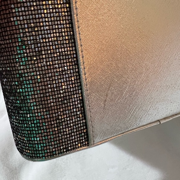 Victoria's Secret Glittering Black and Silver Cosmetic Case - Picture 4 of 6